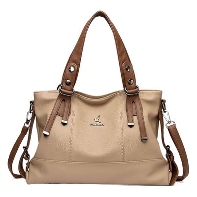 Bags 2026 New European and American Retro Fashion Texture Practical Large Tote C