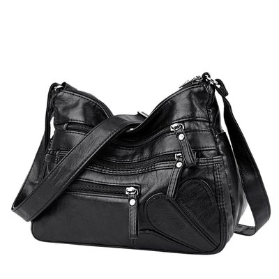 Bags Foreign Trade New Washed Leather Women's Bag Korean Style Shoulder Bag Soft