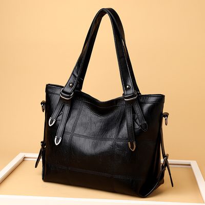 Bags Handbag 2020 Large Capacity Shoulder Bag Zipper Pu Bag Women's Soft Surface