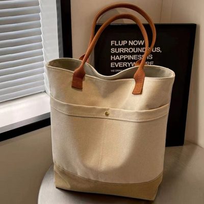 Bags Large-capacity Tote Canvas Bag for Work and Going Out High-value Commuting