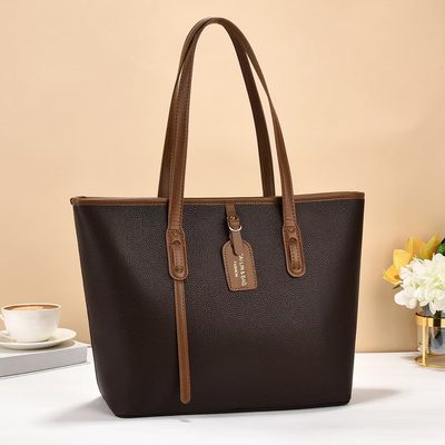 New Normcore Style Tote Bag Large Capacity Large Bag Women's Totebag Pure Color