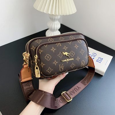 Bags Qianzihu Middle-Aged Mom's Bag, Large Capacity, Multi-Layer, Cashier, Stall