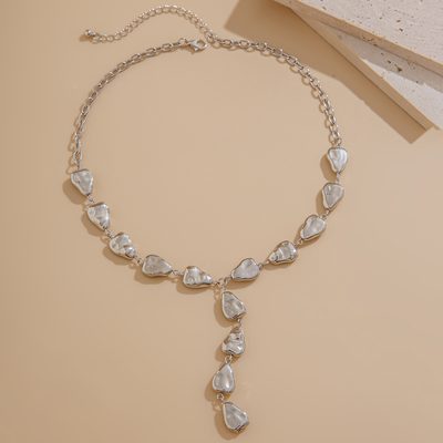 European and American Cross-border JewelrY, AsYmmetrical Baroque Y-shaped Clavic