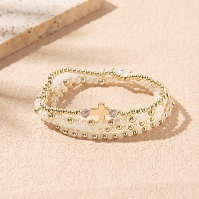 Jewelry Vacation Style Bohemian Rice Beads Bracelet Ins Design Sense Niche Contr