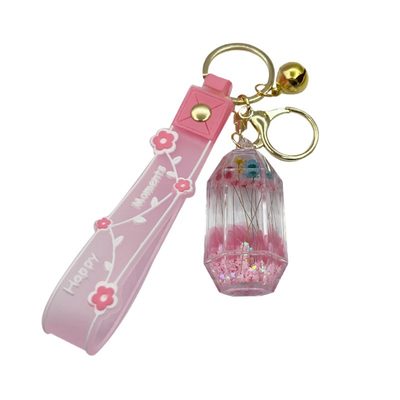 Keychains New Acrylic Capibala Capybara Oil Quicksand Keychain School Bag Mini S