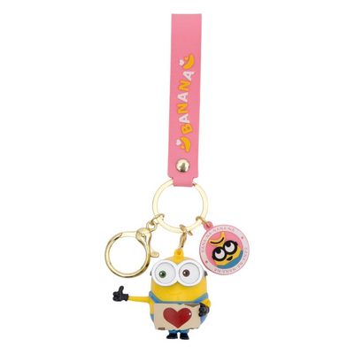 Keychains Genuine High-end Minions Keychain Female Cartoon Creative Exquisite In