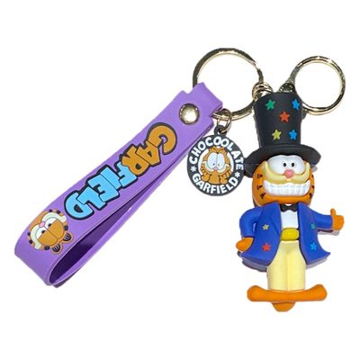 Keychains Jingle Cat Keychain Couple Backpack Pendant Creative Car Accessories K