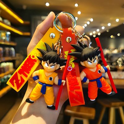 Keychains Second generation Dragon Ball epoxy doll keychain cartoon student scho
