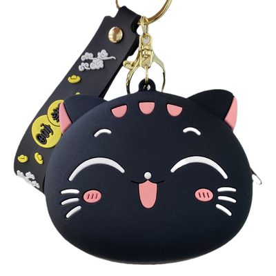 Keychains Silicone Coin Purse Keychain, Cute Backpack Pendant, Coin and Earphone