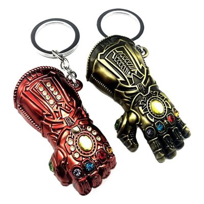 Keychains Thanos Infinity Gloves Marvel Animation Avengers Keychain Iron Man Glo