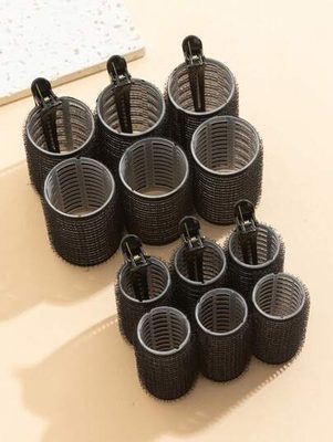 Makeup Cross-border hairdressing magic curling roller with clip set plastic curl