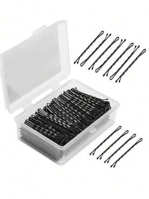 Makeup Hairpin Steel Clip Headwear Black One-word Clip Thick Side Clip Bangs Cli