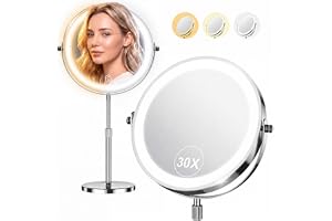 Makeup Cross-border household double-sided cosmetic mirror flat 10X enlarged fol