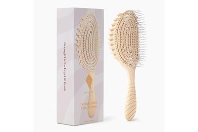 Makeup Ladies home hollow comb massage fluffy mosquito coil Macaron color cartoo