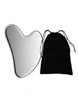 Makeup Stainless Steel Heart-Shaped Fascia Knife, Myofascial Care Knife, Fitness