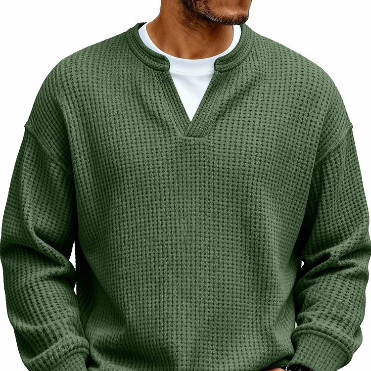 Mens Clothing New Men's Polo Shirt Long Sleeve T-Shirt Men Checkered Top Casual