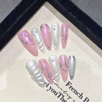 Nail Art Cupid's Arrow Millennium Spice Girls Series Niche High-grade Contrast C