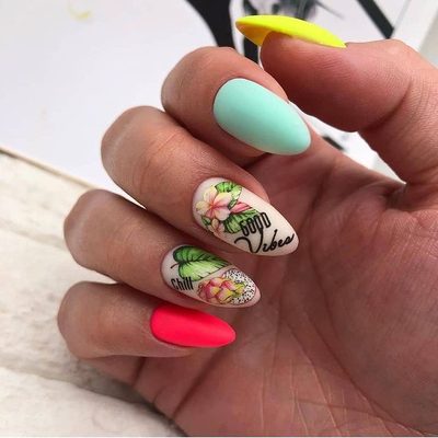 Nail Art Cross-Border E-Commerce Autum New Maple Leaf Chrysanthemum Japanese Sty