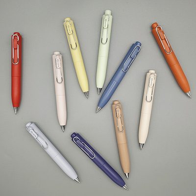 Mini Chubby Quick-Drying Gel Pen Small Thick Core Flap Pocket Pants Pen High-Val