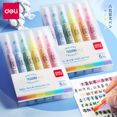 Office Supplies S624 Fluorescent Pen Single-Head Fluorescent Marker Pen for Stud