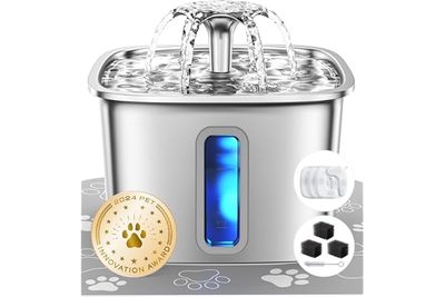 Pet Supplies Cat Water Dispenser Stainless Steel Pet Water Fountain Automatic Ci