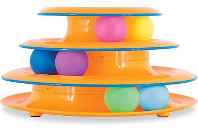 Pet Supplies Four-Layer Cat Carousel Toy Ball Cat Tower Interactive Cat Teaser T