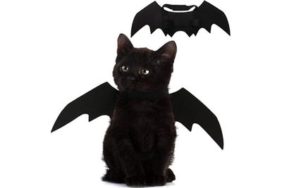Pet Supplies Halloween Pet Bat Wings Cross-Border Cat and Dog Clothes Glow-In-Th