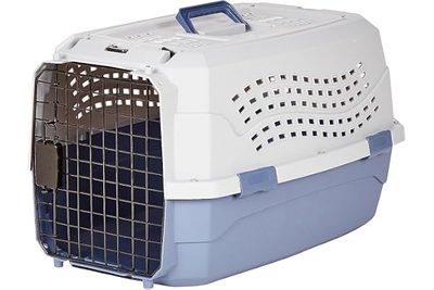 Pet Supplies Simple Style Contrasting Color Portable Airline Carrier Box for Sma