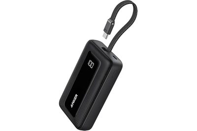 Phone Accessories Power Bank with 3C Certification, Built-In Cable, Super Fast C