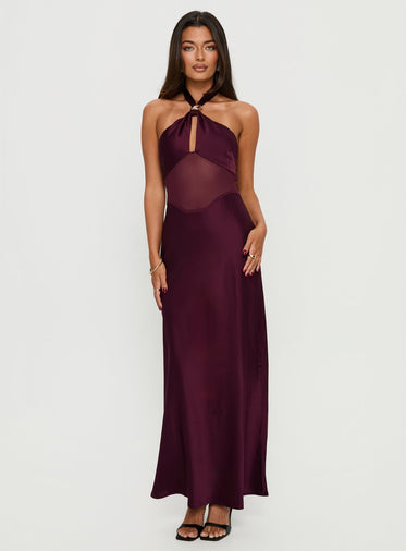 Plum Dresses 2025 Summer European and American Ins Style Women's Evening Dress L