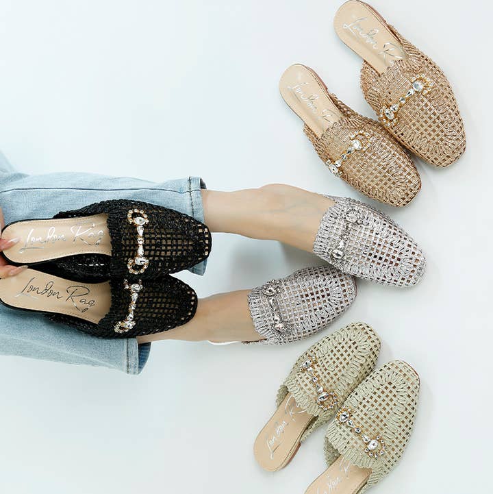 Korean Style Slip-on Men's Trendy Fashion Love Casual Studio with Rhinestone Bri
