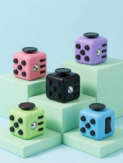 Stress-Relief Toys Finger Exercise Six-Sided Magic Cube Cross-Border Stress Reli