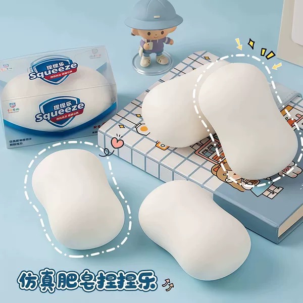 Stress-Relief Toys Cross-Border Realistic Soap Squishy Toys for Stress Relief, F