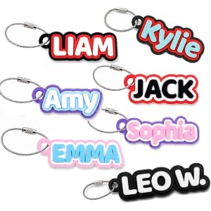 MINI-FACTORY Personalized Custom 3D Printed Name Tag Keychain