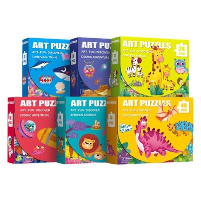 Children's Gift Box Portable Large Puzzle Wholesale 3 to 6 Years Old Kindergarte