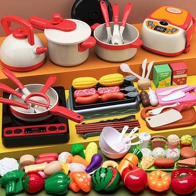 Toys Children's Large Kitchen Toy suit Boys and Girls Play Home Kitchenware Baby