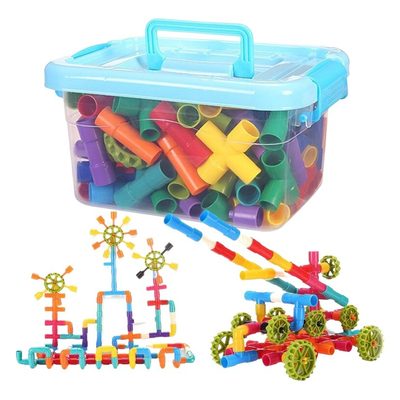 Cross-Border Children's Large Water Pipe Building Blocks for Boys and Girls, Edu