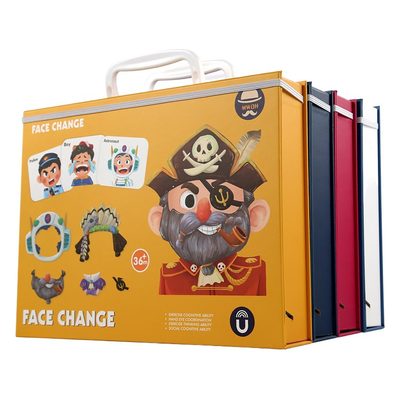 Children's six-in-one large portable gift box puzzle boys and girls enlightenmen