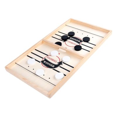 Toys Wooden Bouncing Chess Double-Player Catapult Chess Parent-Child Interactive