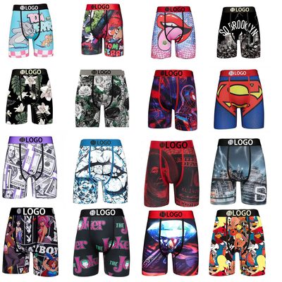 Cross-Border Bestseller American Trendy Brand PSD Men's Boxer Briefs, Printed At
