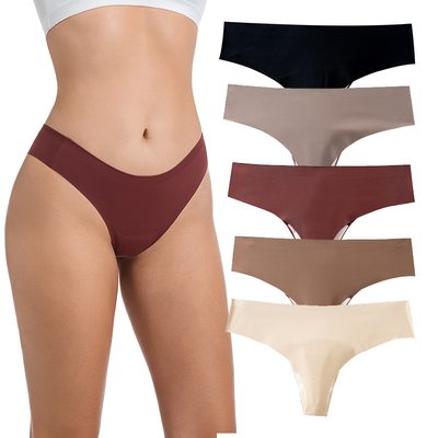 Underwear EU/US Cross-Border Amazon Women's Seamless No-Panty-Line Thong with Co