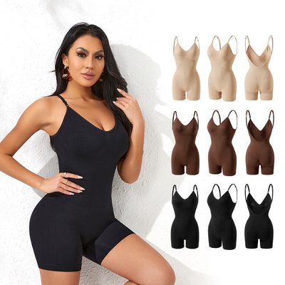 Underwear EU/US Cross-Border Plus Size Women's One-Piece Strappy Shapewear, Tumm