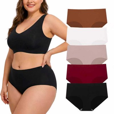 Underwear TK Amazon Hot Sale Cross-Border Plus Size Women's Panties 270Jin, Seam