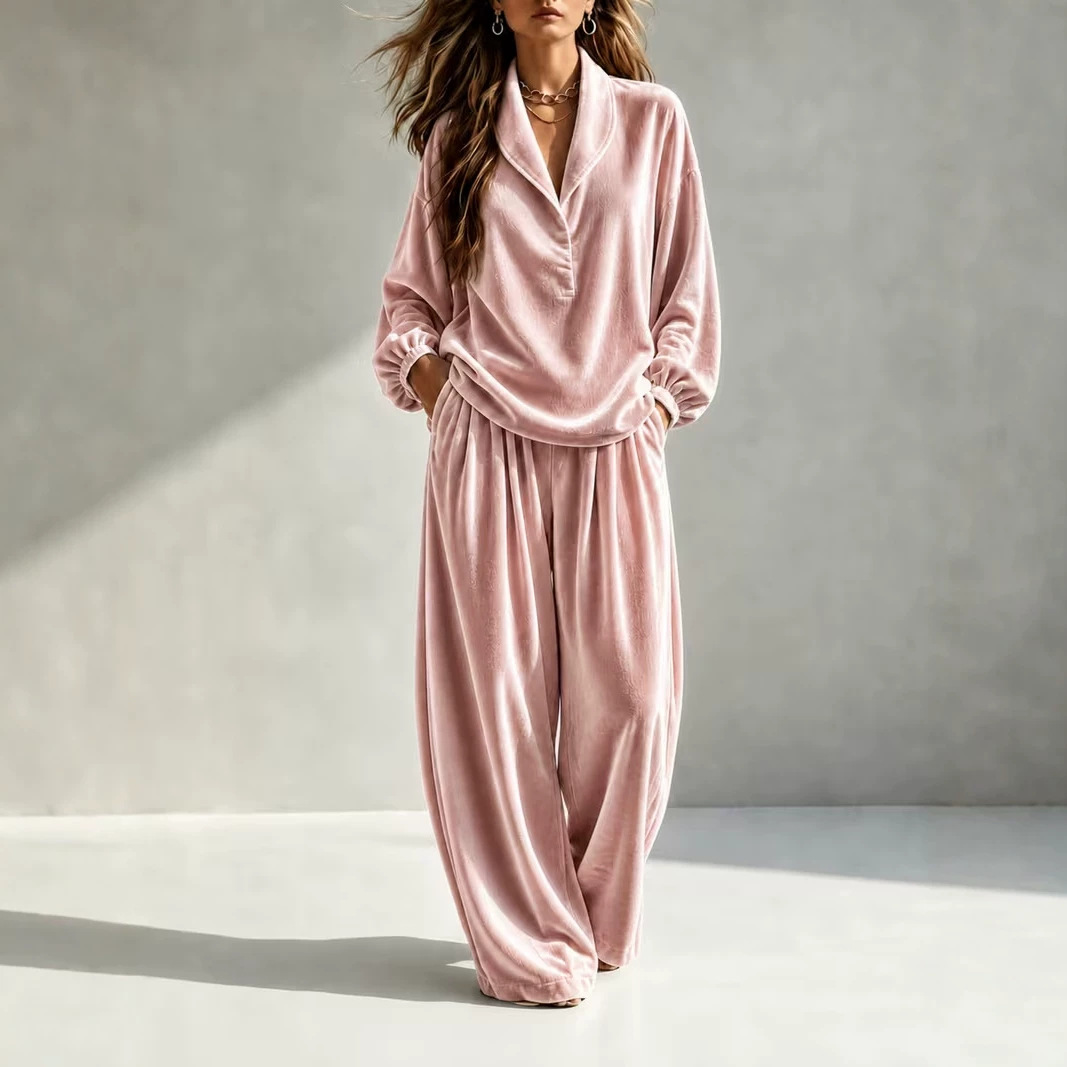 Womens Clothing 2026 European & American Women's Fall Winter New Arrival Velvet 
