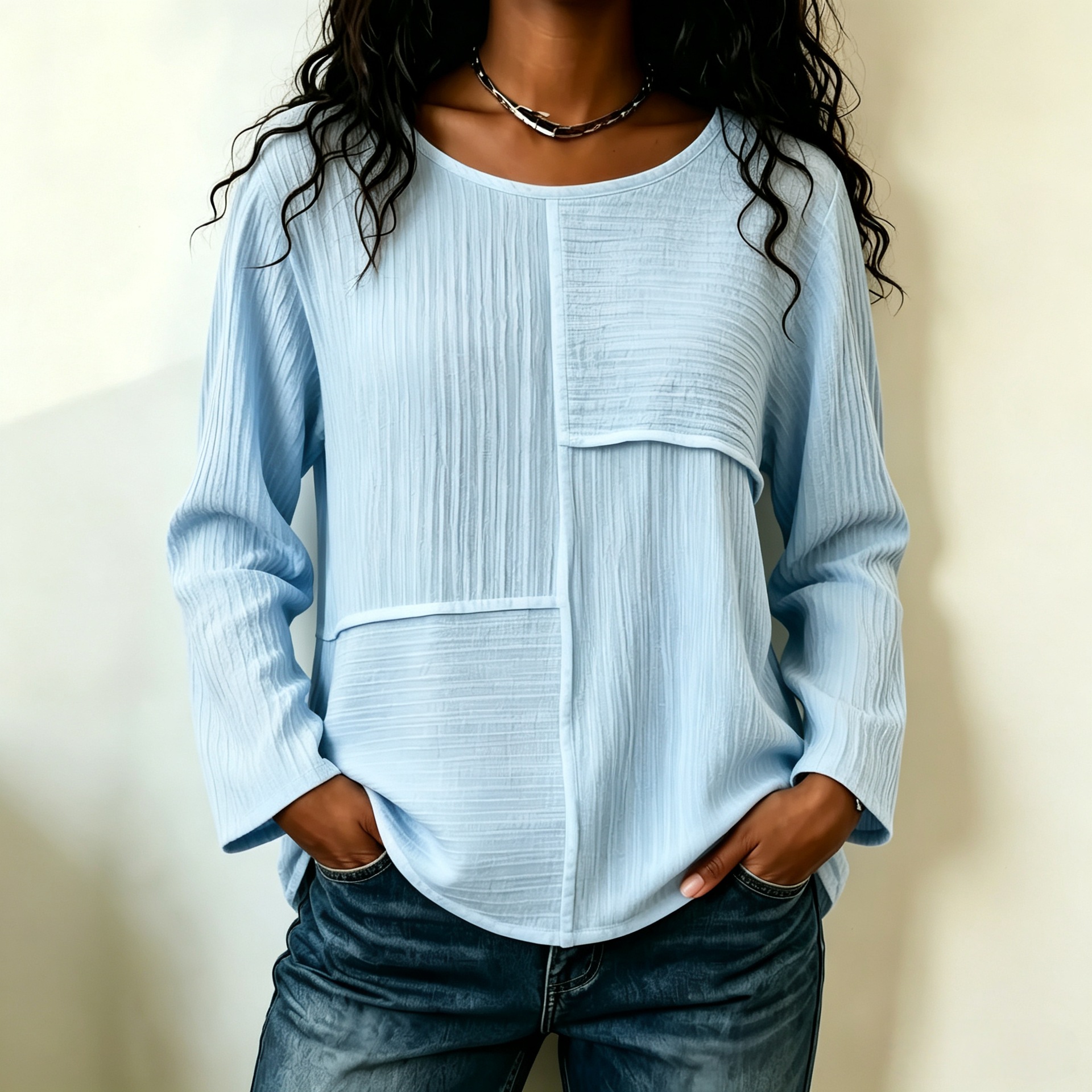 Womens Clothing 2026 European & American Women's Fall Winter New Style Round Nec