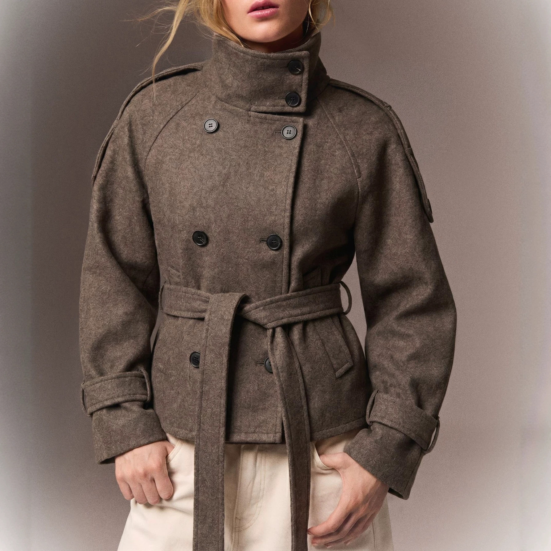 Womens Clothing 2026 Fall Winter New Style European & American Women's Short Dou