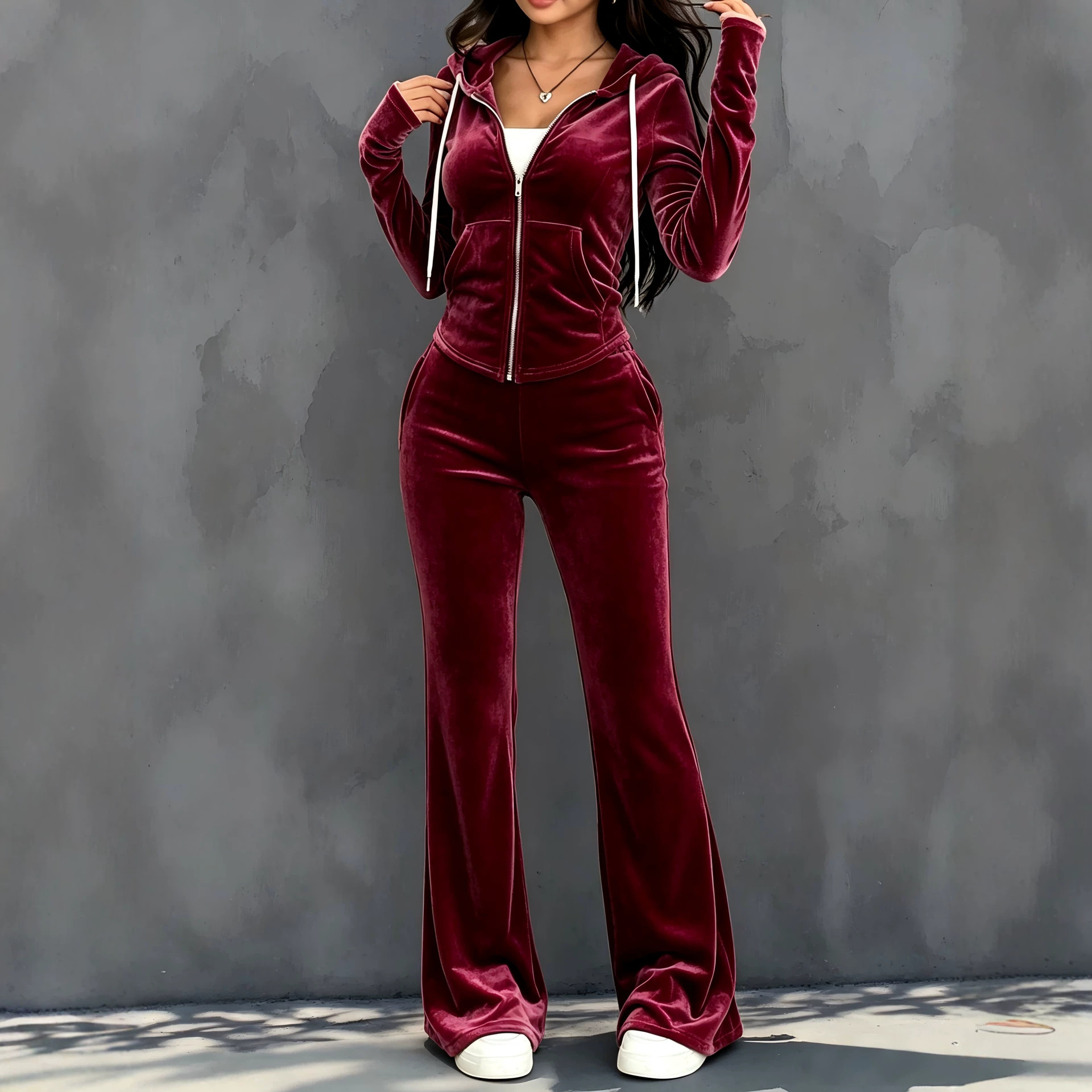 Womens Clothing European & American Women's Fall Winter New Arrival Casual Elega