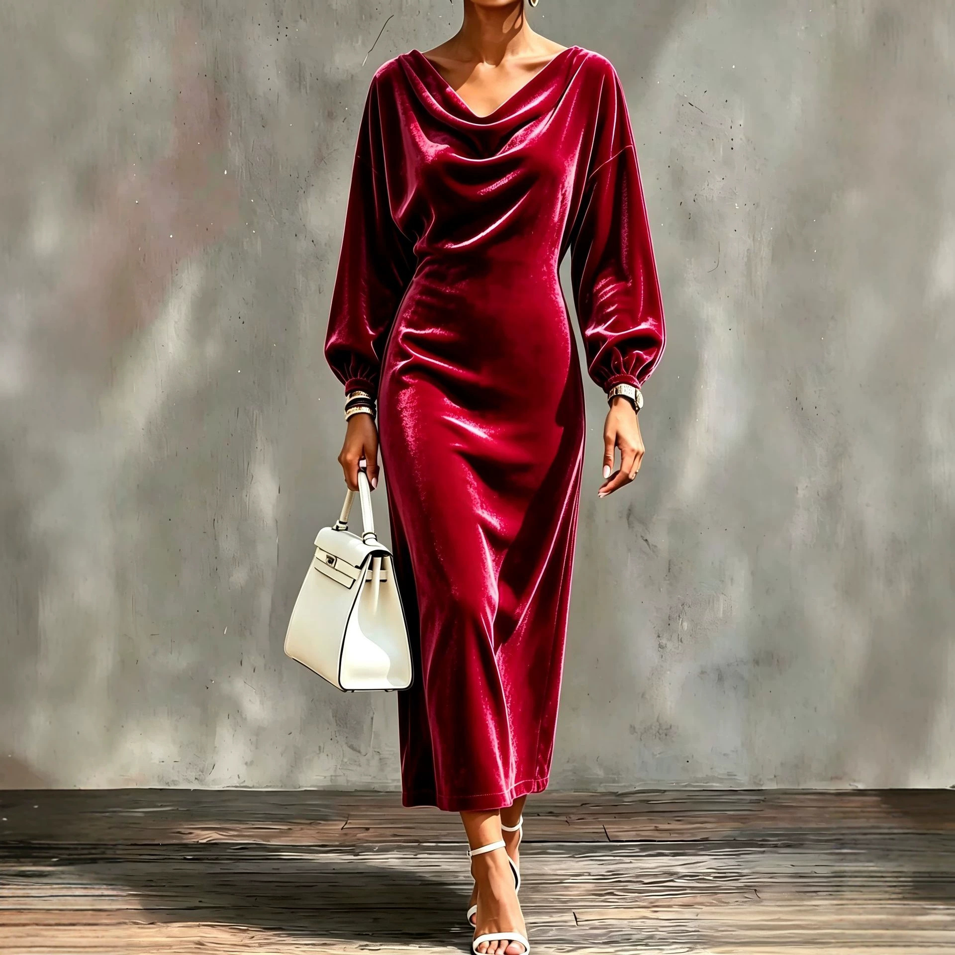 Womens Clothing Export In Stock Fall Winter European & American Women's Fashion 